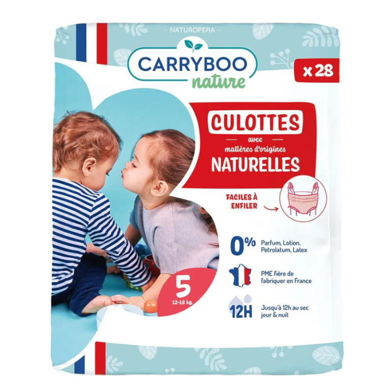 Carryboo Couches Culottes Écologiques Taille 5 (12-18kg) 34 unités