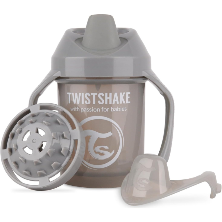 Mini Tasse Anti-Fuites Twistshake 230ml - Gris Pearl