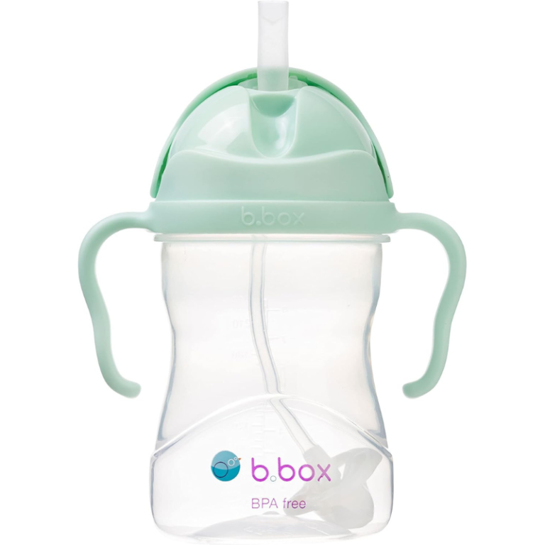 b.box Tasse d'Apprentissage avec Paille Pistachio 6+ Mois